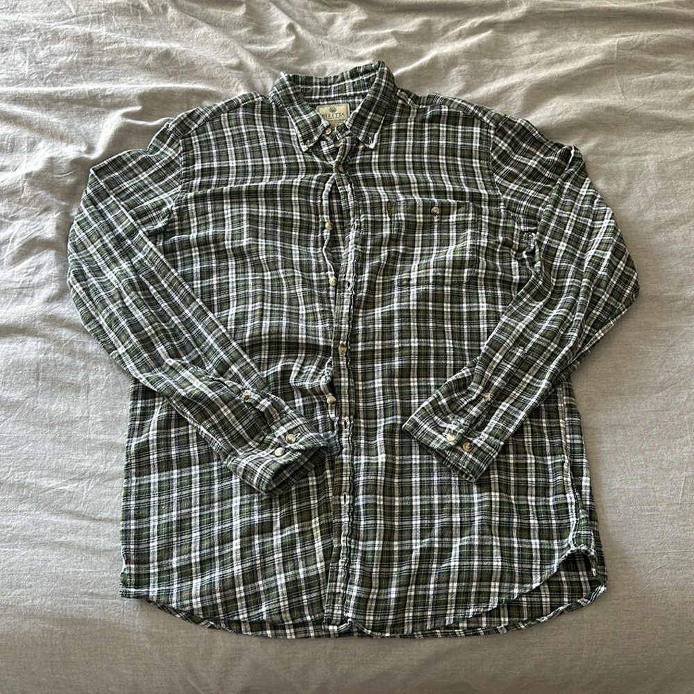 Beretta Green Flannel 100% cotton xl